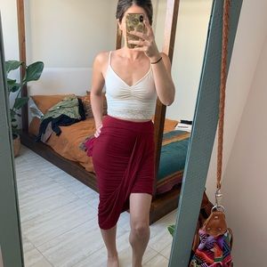 Free people high low skirt